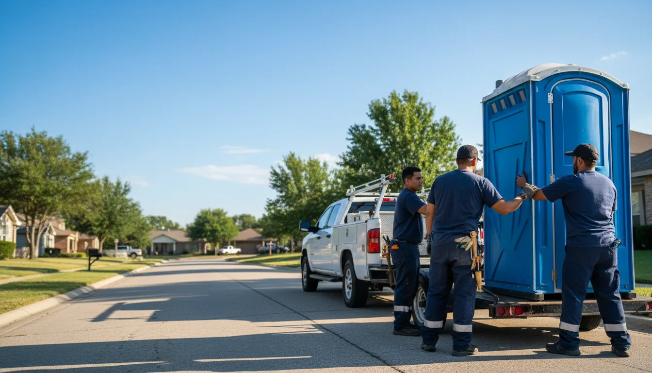 Portable Toilet Rental in Red Oak, TX near me